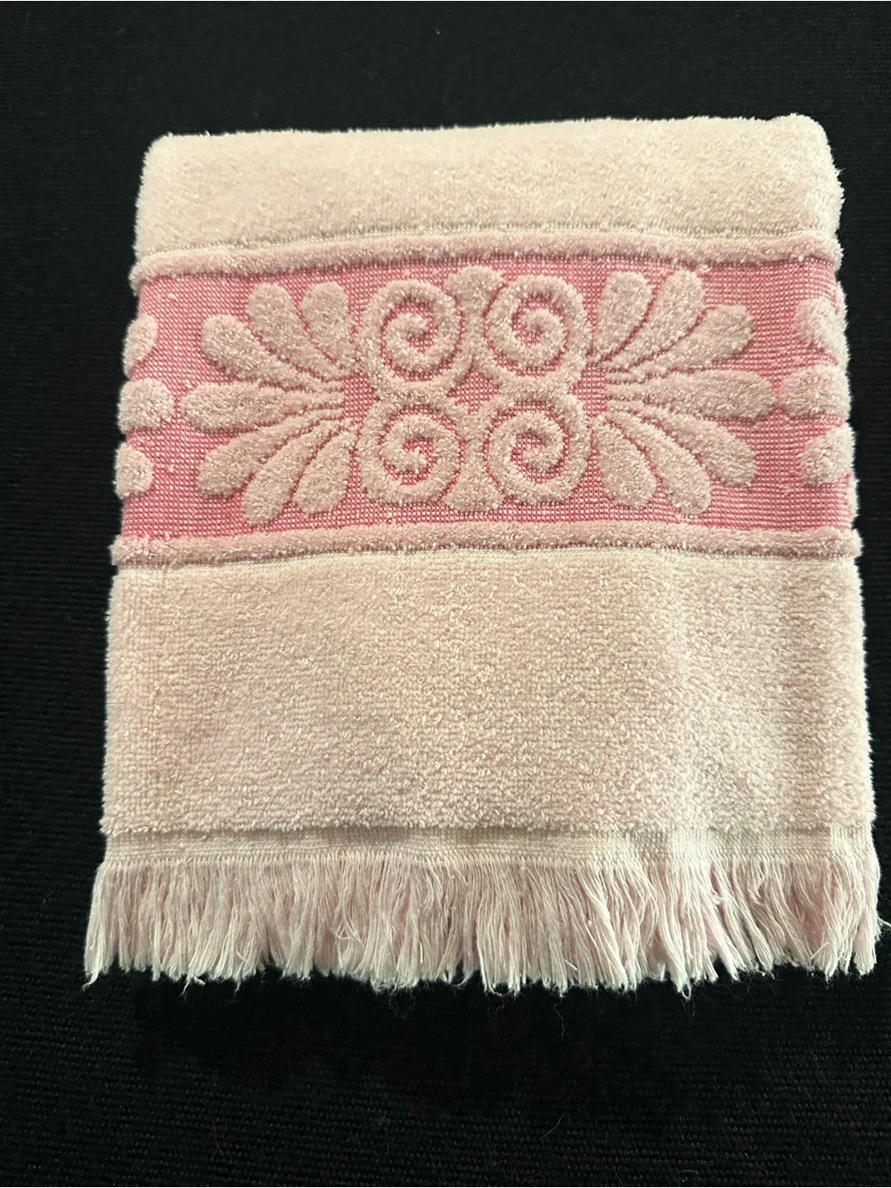 Vintage Cannon Monticello “Santa Cruz” Pink Bath Towel Excellent Vtg condition